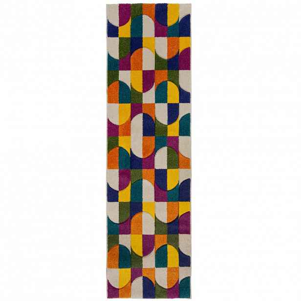 Flair Rugs TKANÝ KOBEREC, 66/230 cm, vícebarevná
