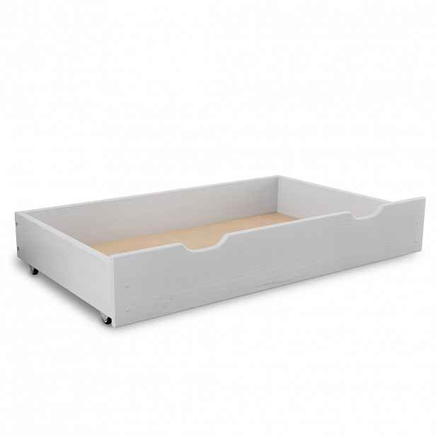 Úložný box pod postel 98 cm, bílá