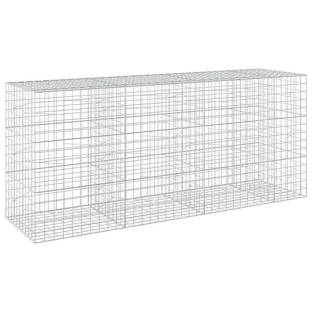 vidaXL Gabion s drátem 5 mm a síťkou 10x10 cm 350x100x150 cm