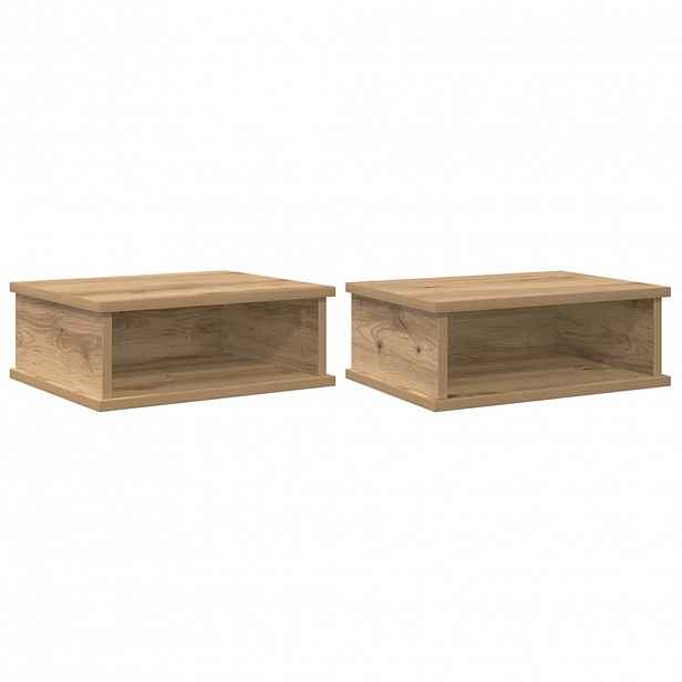 vidaXL Noční stolek 2 ks Artisanový dub 40 x 31 x 15 cm