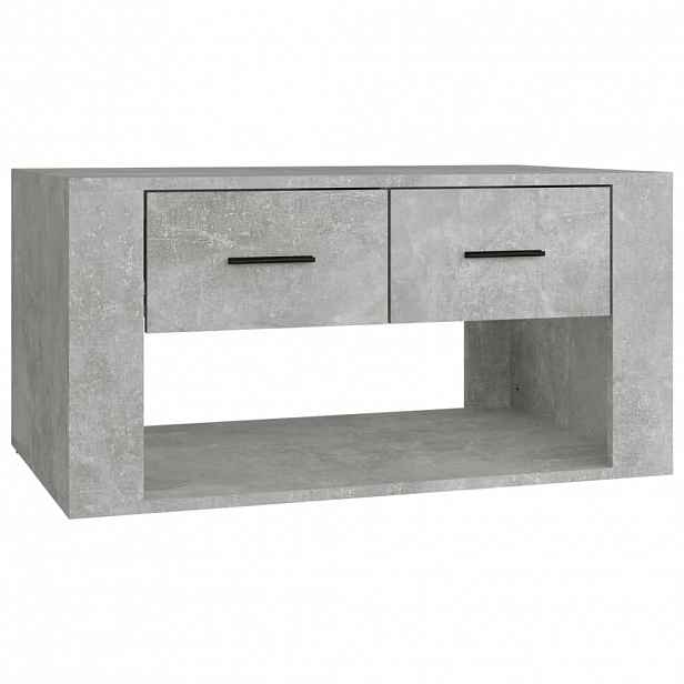 vidaXL Konferenční stolek betonově šedý 80x50x40 cm kompozitní dřevo