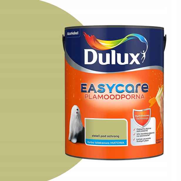Dulux EasyCare Barva odolná vůči skvrnám 5L Zeleň pod ochranou