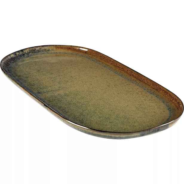 Talíř Serax Surface L 35,5x17 cm, indi šedá 4 ks