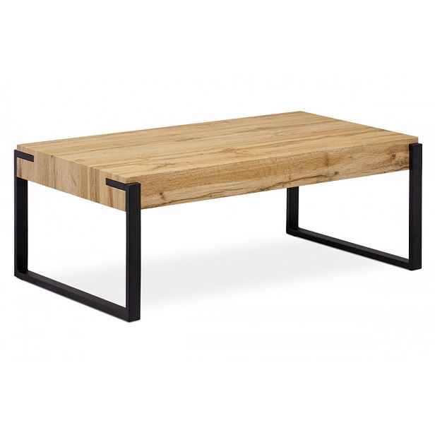 Konferenční stolek AHG-250 OAK divoký dub / černá Autronic