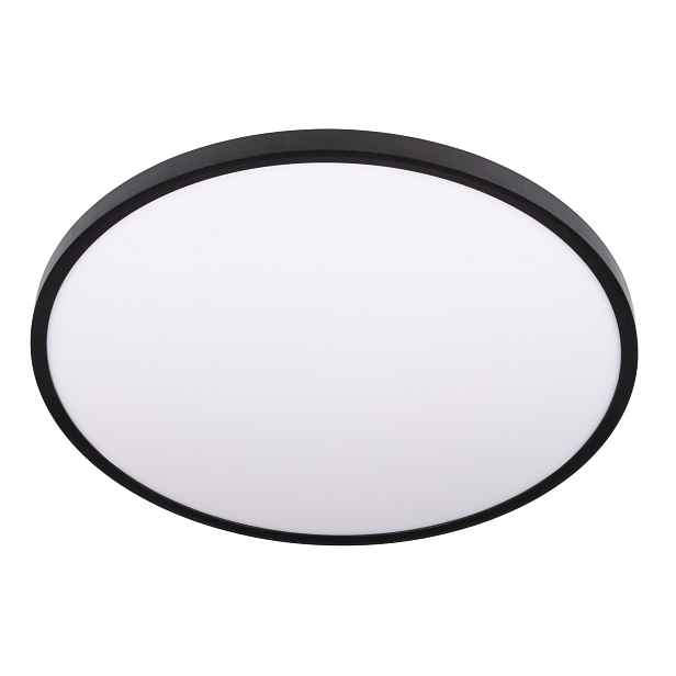 LED panel PANKA 50W CCT černé kulaté stropní