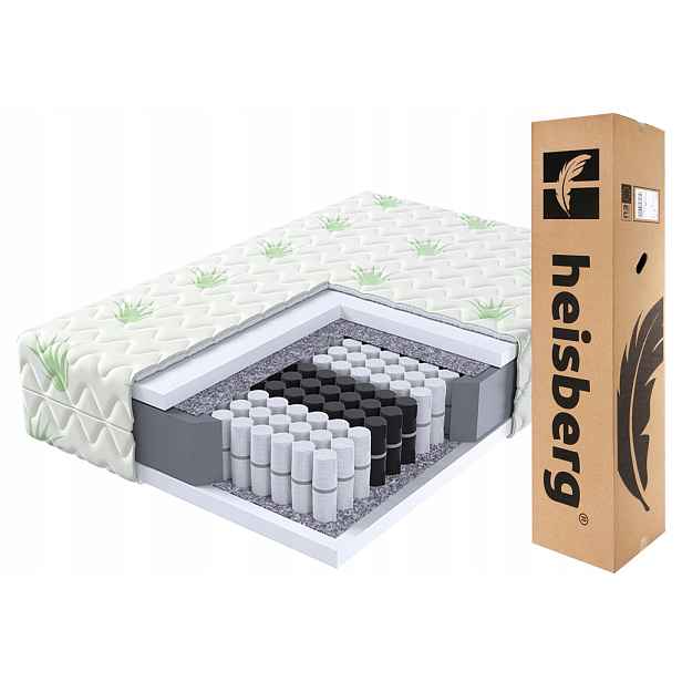 Matrace 140x200 taštičková Ari Premium Aloevera 21 cm Heisberg