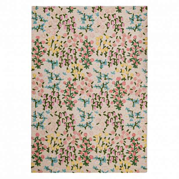 Flair Rugs VLNĚNÝ KOBEREC, 120/170 cm krémová