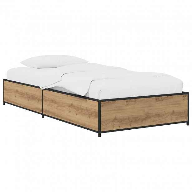 vidaXL Rám postele Dub artisan 80 x 200 cm Kompozitní dřevo