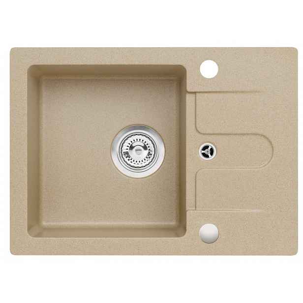 Alveus Cortina - Granitový dřez 58x42 cm, beige 1133437