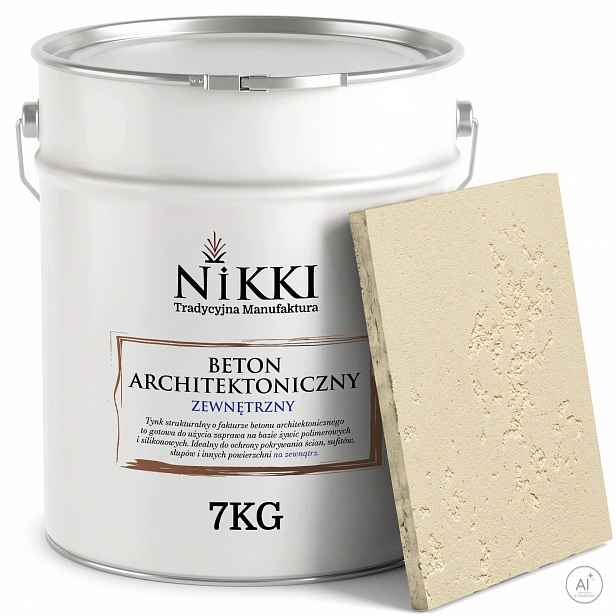 Fasádní omítka s architektonickou strukturou Betonu 5 m2 7 kg Béžová Světlá