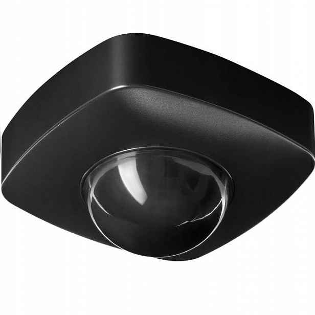 Snímač pohybu a přítomnosti 360 stupňů, IP65, 2000 W, 3 senzory, černý OR-CR-255/B