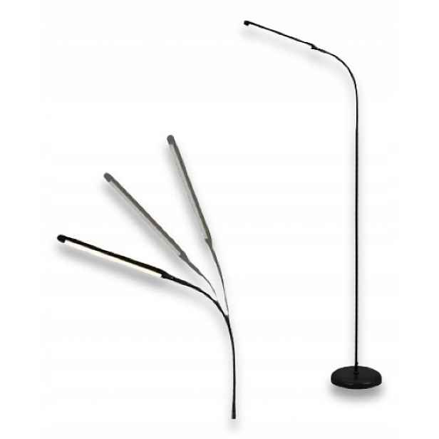 Led Podlahová Lampa 8W Stojící Cct Stmívatelná Nastavitelná Usb 3