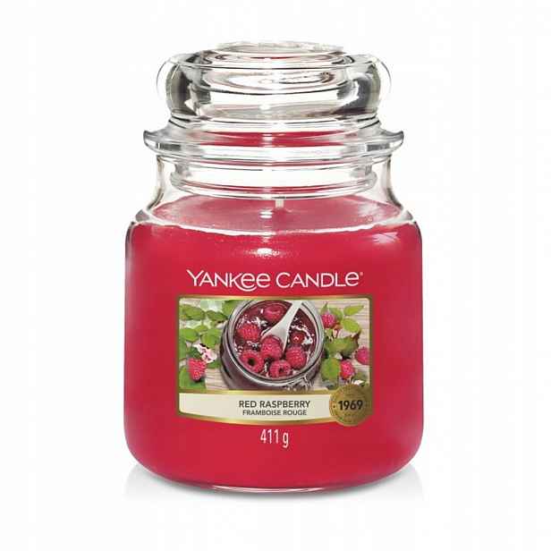 Yankee Candle Red Raspberry svíčka střední velikosti