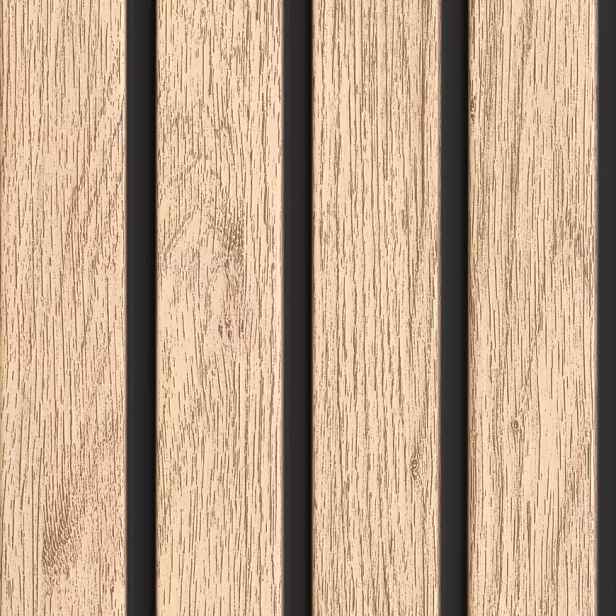 Lamelowy panel FRONTO V-BLACK Svetly dub 0,25x2,95M