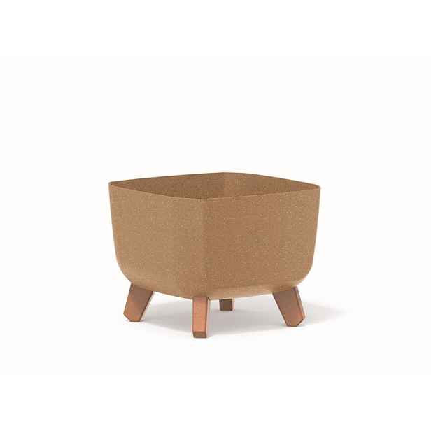 Prosperplast Květináč GRACIE SQUAT ECO natural, varianta 29 cm