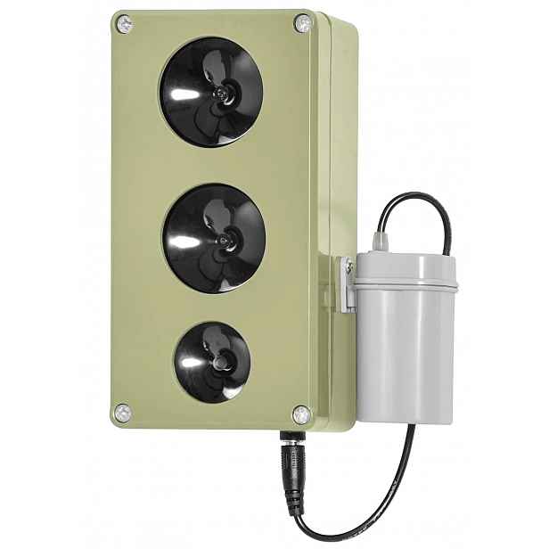 Vodotěsný extra silný ultrazvukový plašič na kuny, myši a potkany DRAGON ULTRASONIC CHZ300
