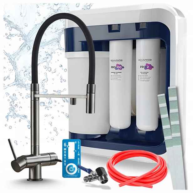 Kuchyňský Kohoutek Flexibilní Stojanový Filtr Aquaphor RO202S Pro Reverzní Osmózu
