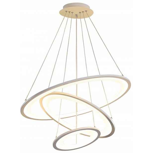 Stropní Led lampa Bílá Abi 60 cm|variabilní světlo|dálkový ovladač|Moderní
