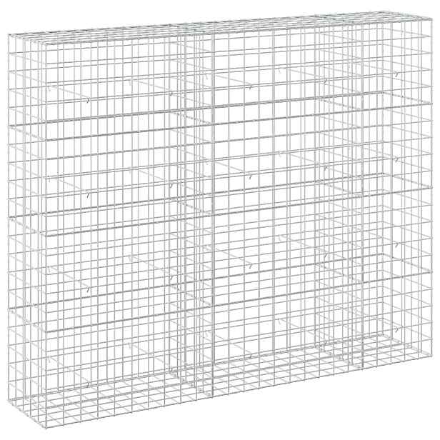 vidaXL Gabion s drátem 5 mm a síťkou 10x10 cm 250x50x200 cm