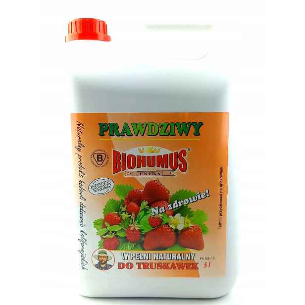 5L Biohumus Extra Jahoda Hnojivo Bio Vodováhy Eko