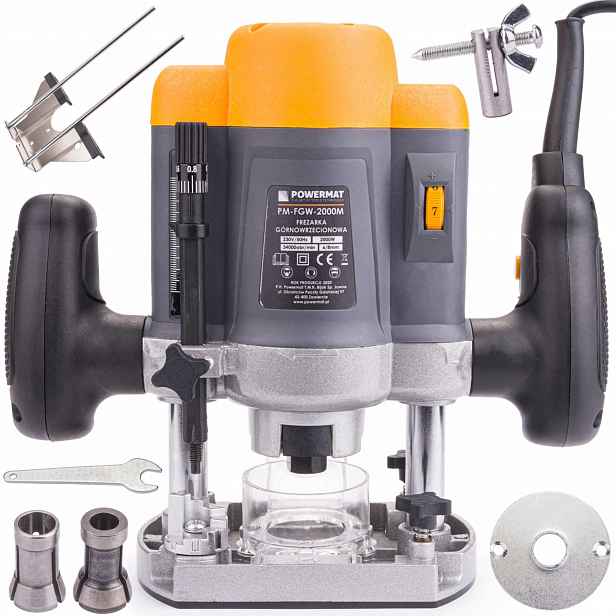 Horní Frézka 2000W Powermat PM-FGW-2000M Na Dřevo