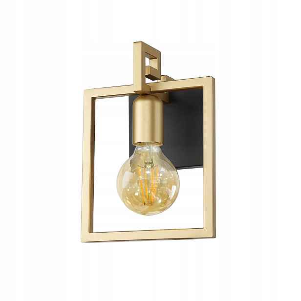 Italux Primero nástěnné svítidlo glamour černo-zlaté 1xE27 max 60W