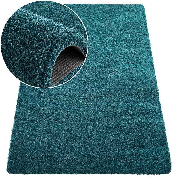 Stěrač Pod Dveře 80x120 Tyrkysový Elegantní Koberec Podložka Na Boty
