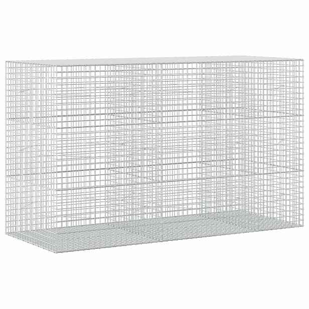 vidaXL Gabion s drátem 5 mm a síťkou 5x5 cm 250x100x150 cm