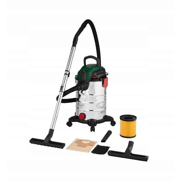 Vysavač pro mokré/suché vysávání 1400 W, Parkside Pwd 25 C4,25L, 240 Airwatt