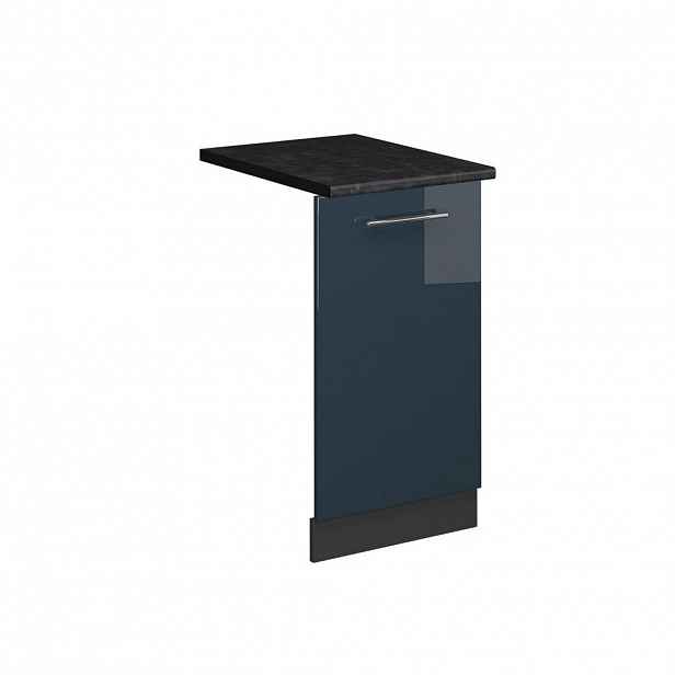 Vicco ČELNÍ PANEL MYČKY Fame-Line Tmavě modrá s vysokým leskem 45 cm , PD Antracit