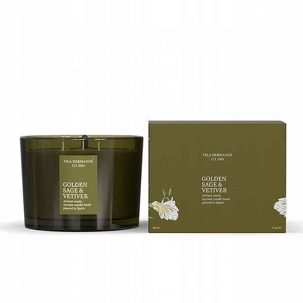 Golden Sage & Vetiver Vila Hermanos vonná svíčka 350 g