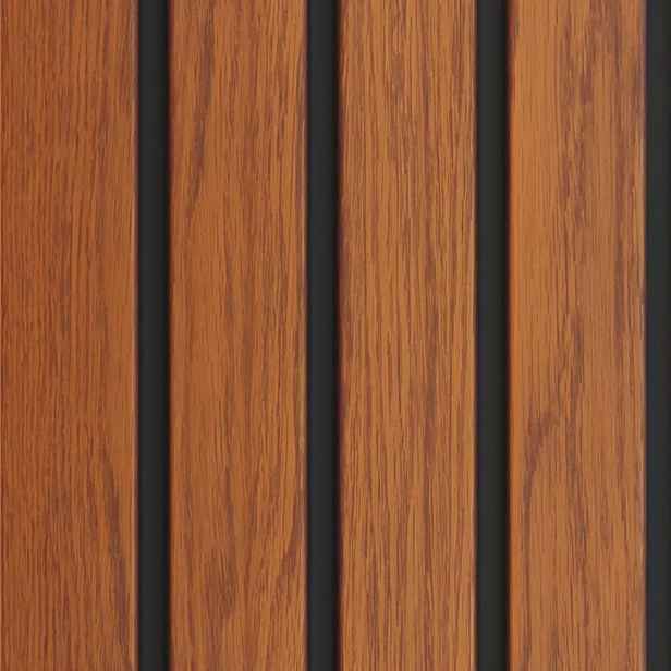 Lamelowy panel FRONTO V-BLACK Zlaty dub 0,25x2,95M