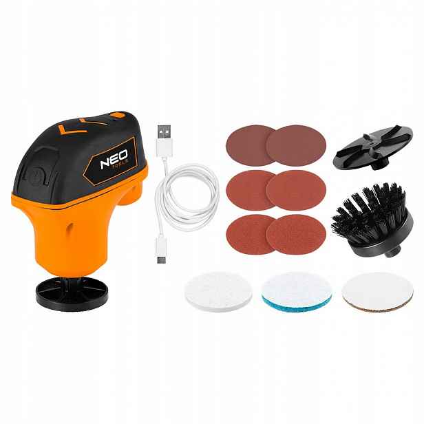 Neo Tools Mini Multifunkční Zařízení/leštička 4V, Li-ion, Usb-c 04-604