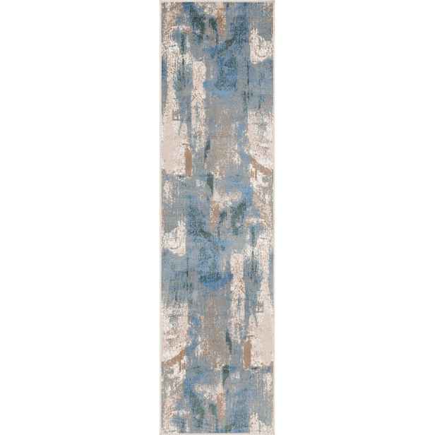 Světle modrý běhoun 80x300 cm Sensi Zashi – FD