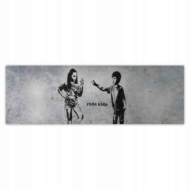 Plakáty 200x66 Banksy Rude kids Graffiti