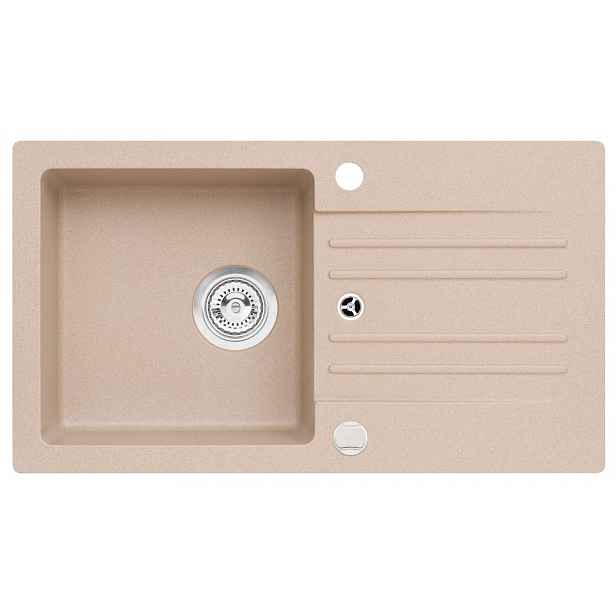 Alveus Cortina - Granitový dřez 75x42 cm, beige 1133440
