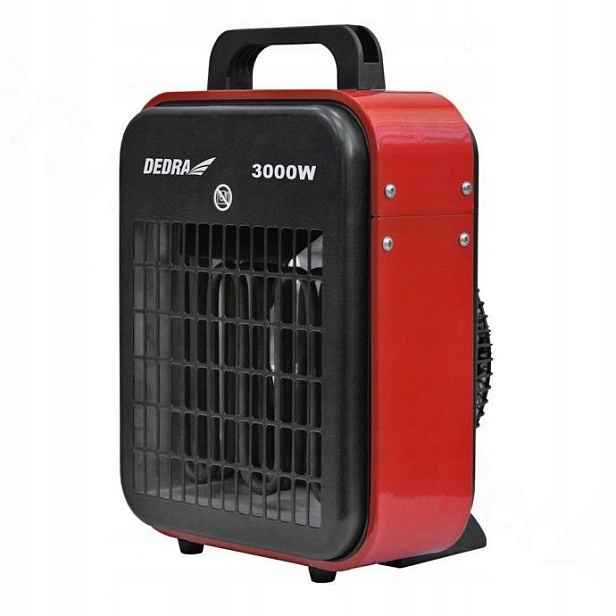 Elektrický ohřívač 3 kW 230 V termostat 3 stupně Dedry
