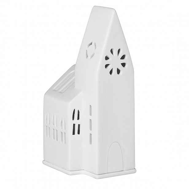 Räder Bílý porcelánový svícen SMALL CHURCH