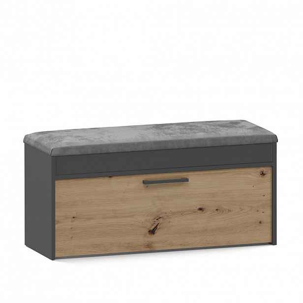 RAUMHIRSCH FURNITURE SKŘÍŇ NA BOTY antracitová, Artisan 100/49/35