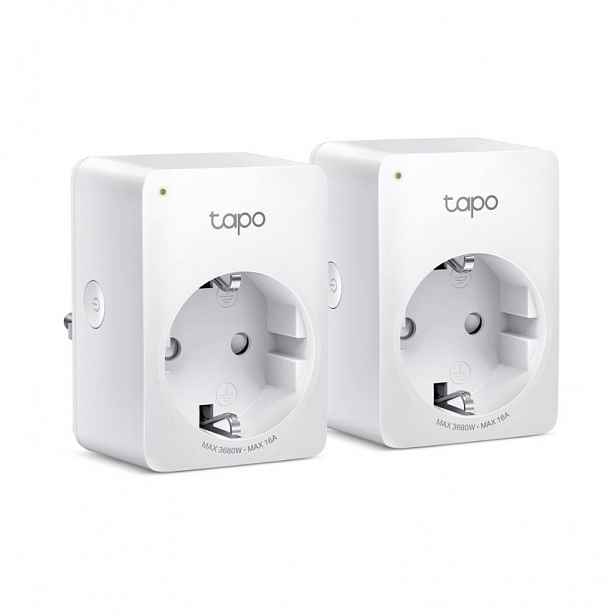 TP-link Tapo P100, WiFi chytrá zásuvka, 10A 2 kusy (eu verze)