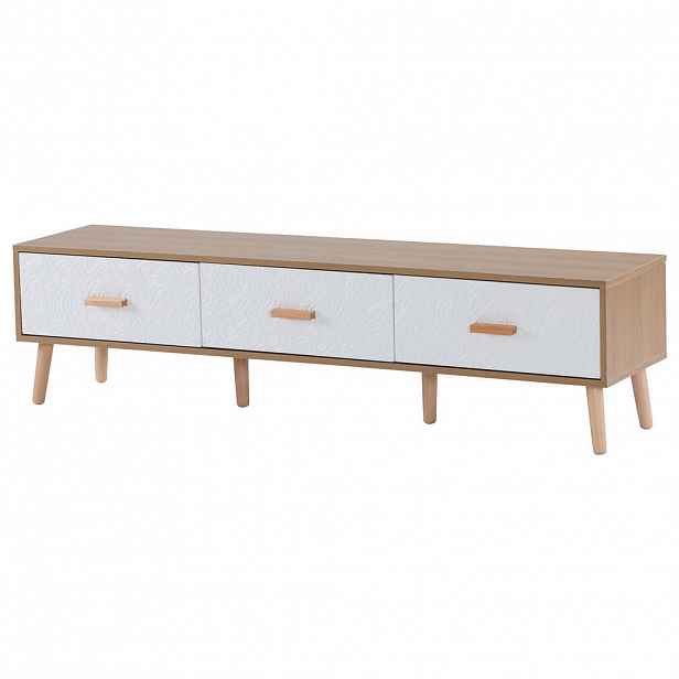 Urban Meuble TV STOLEK světlý dekor dřeva 150/35/39 cm