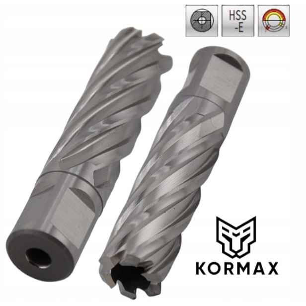 Trepanační fréza 22 mm x 50 mm vrták M2AL 22 x 50 Weldon Kormax