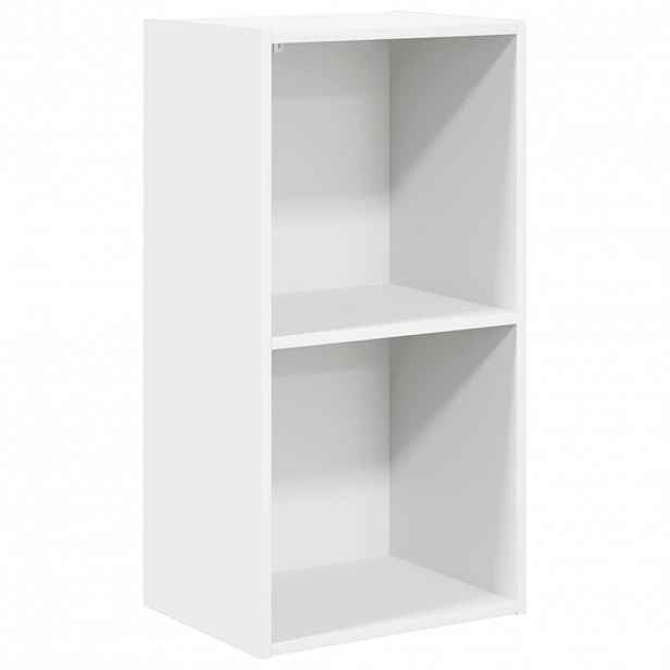 vidaXL Knihovna bílá 40x30x76,5 cm kompozitní dřevo