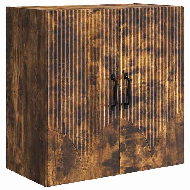 vidaXL Nástěnná skříň 59 x 31 x 60 cm Kompozitní dřevo Kouřový dub