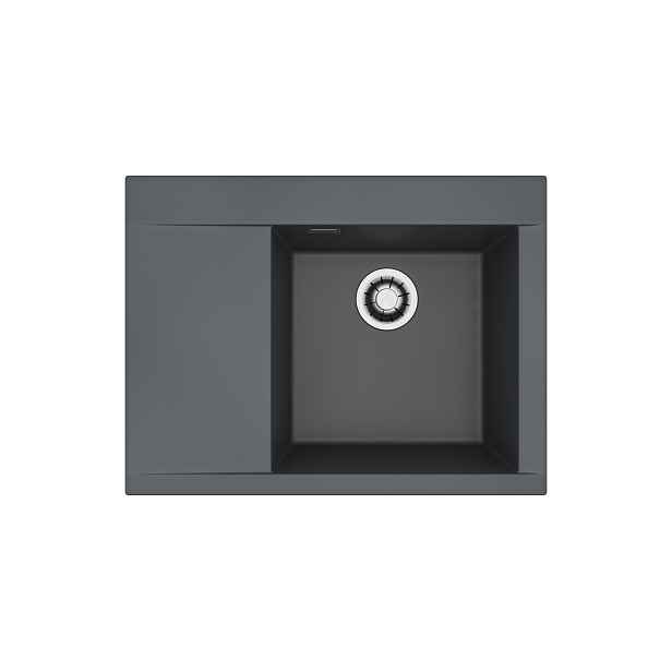 Alveus PURE-G 60 P černý A91 + QC sifon_algranit