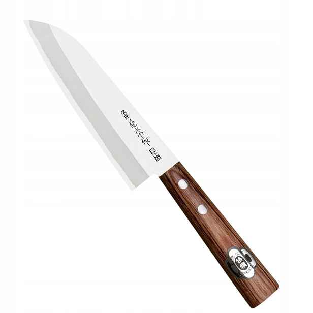 Kanetsune Shirogami #2/SS Nůž Mini Santoku 14 cm