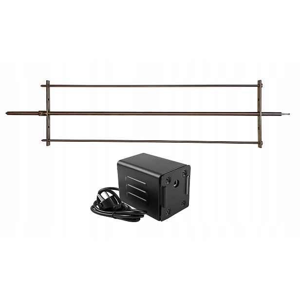 Otočná grilovací jehla rožeň 96 cm s motorem na 60kg 15W 230V