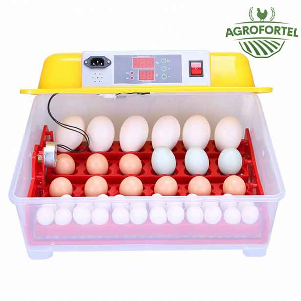Agrofortel Automatická digitální líheň WQ-24. Pro 24/96 vajec.