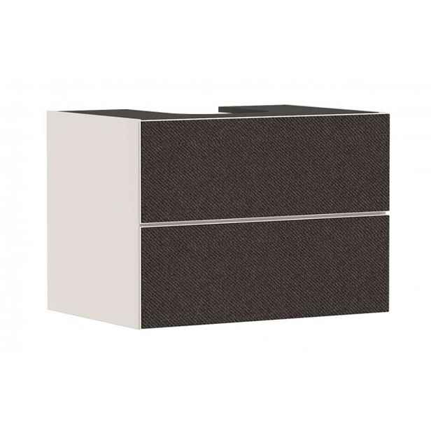 Hansgrohe Xevolos E - Umyvadlová skříňka, 78x56x55 cm, 2 zásuvky, matná béžová//textilní tmavá šedá 54188660