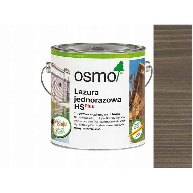 Osmo Jednorázová lazura 9207 Křemenně šedá 2,5 l